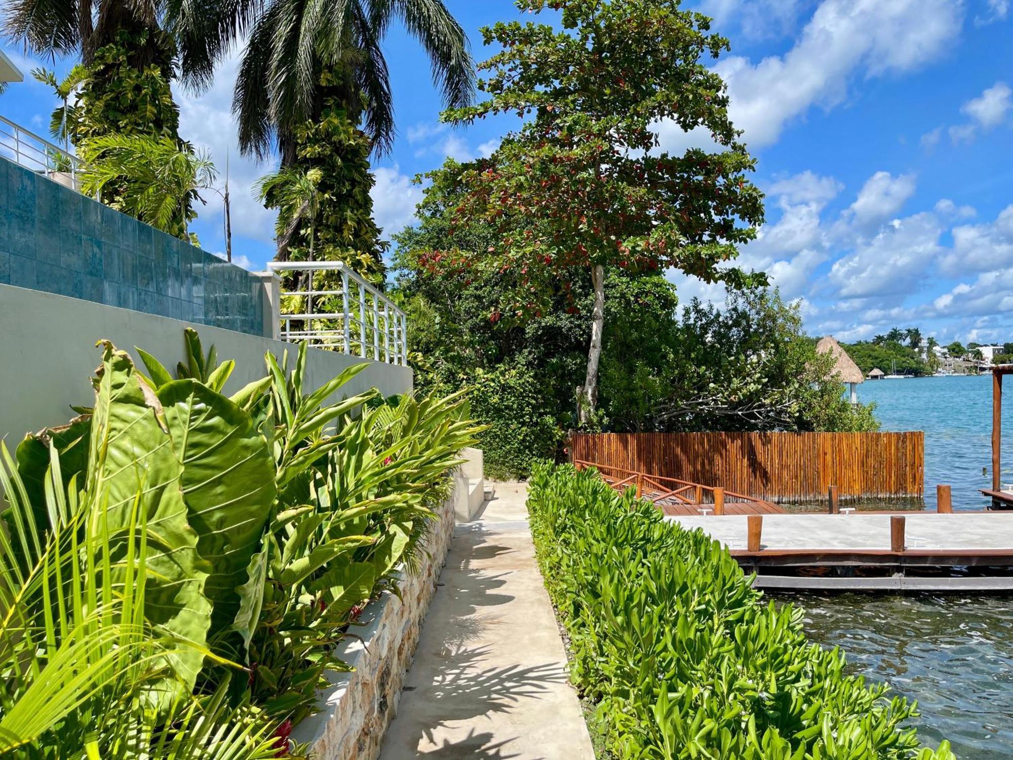 Casa Sol Y Luna -Beautiful Sunrises And Infinity Pool Bacalar Exterior photo
