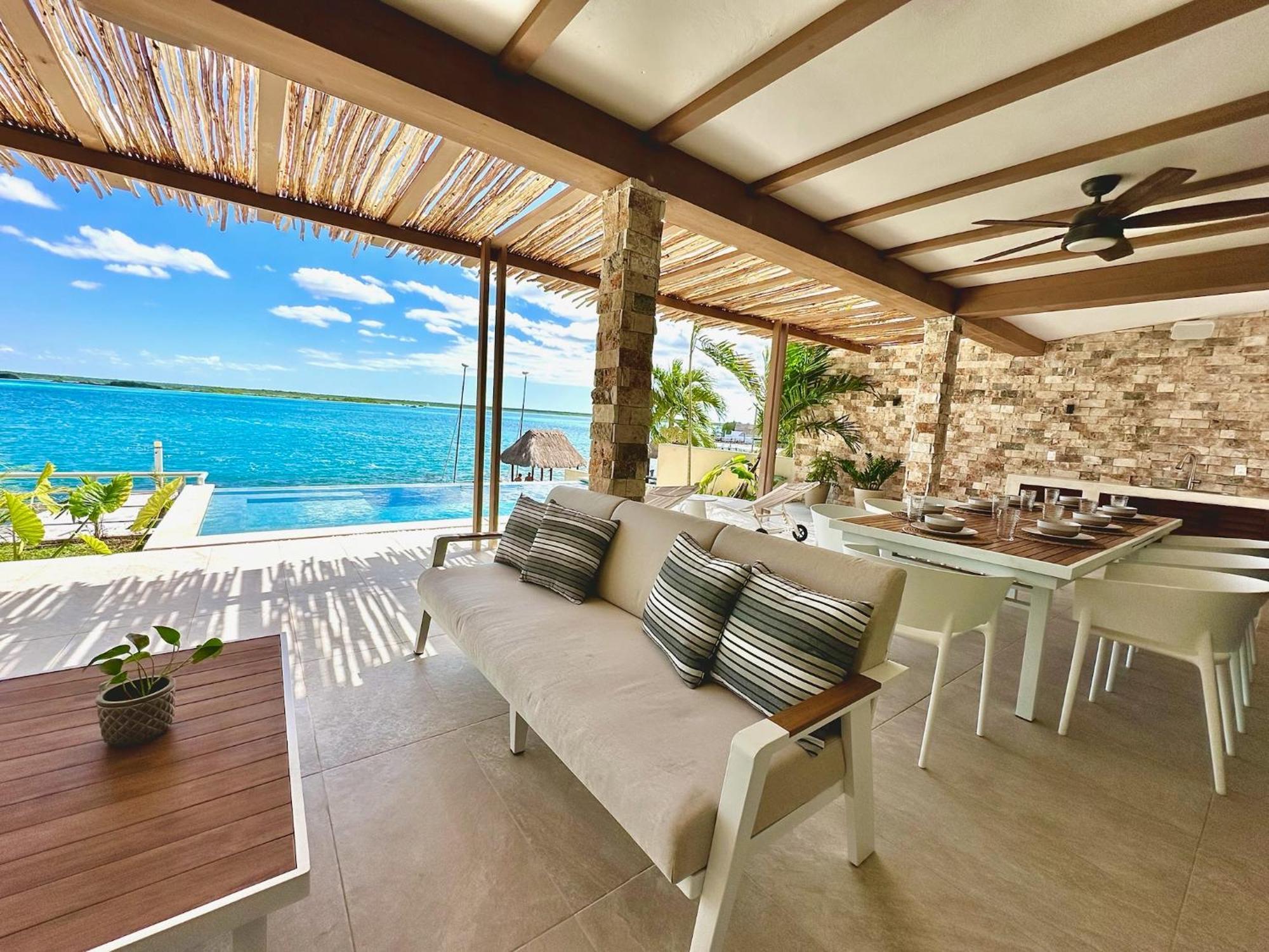 Casa Sol Y Luna -Beautiful Sunrises And Infinity Pool Bacalar Exterior photo